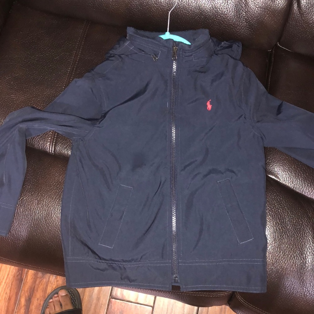 Polo jacket boys size 6 few times worn
